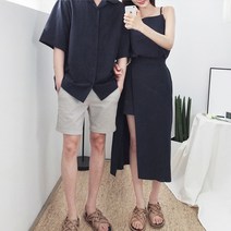 시밀러룩 상견례 옷차림 몰디브 웨딩촬영 하와이 여름 커플룩