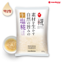 [마루코메] 누룩소금 500g 시오코지 쌀누룩발효 저염소금 500g 1개