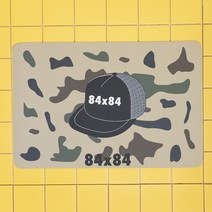 84x84 빨아쓰는 화장실 주방 규조토 발매트, 카모