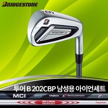 브리지스톤 2021 투어 TOUR B 202CBP 남성용 아이언 세트, 6i (5~9 P), MCI B65 S