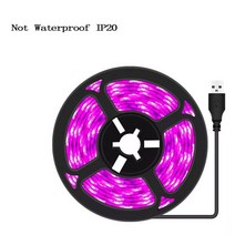 식물성장조명 식물등 LED 재배 실내 가정용 스마트팜 USB 5V 성장 조명 전체 스펙트럼 램프 방수 UV Phytol2835 칩 식물 꽃 온실 Cultivo 수경, [02] Not Waterproof, [01] 50CM