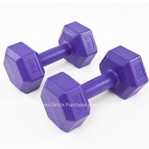 couyor 육각 덤벨 퍼플2.5kg 블랙5kg 블랙7.5kg 블랙10kg, 1개