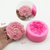 레진아트 레진공예 실리콘몰드 diy 공예 레진 실리콘 석고방향제만들기 비누만들기 심심할때할만한것 원데이클래스 금형 도구 3d 장미 클레이 수지 아트 2022new 큰 꽃 퐁당, 6250