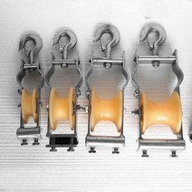 포설 풀링기 요비선 선통기 로라 전선 인출선 후크 4개, C 50x100 시트 걸이 겸용 4개