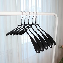 씨인크 논슬립 코팅 옷걸이 10개 여성 남성 다용도 셔츠 니트 정장, 남성용 상의코팅 옷걸이 블랙, 20개