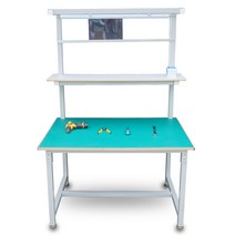 작업다이 검사대 서스테이블 공장 포장대, 길이240 x 폭80 x 높이180 백 패널