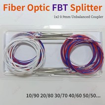 언밸런스 커플러 광섬유 FBT 스플리터 커넥터 없음, 30-70