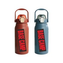 베이스캠프 대용량 보온병 1300ml, 레드, 레드