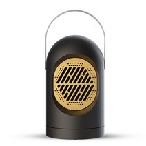 아기온풍기 펜히터 핫큘레이터 욕실 화장실 캠핑장 온풍기 sarmocare 전기 400w, 검은색, 우리를