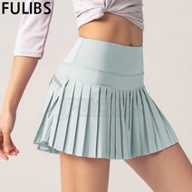FULIBS여름 여자 무광 테니스 스커트