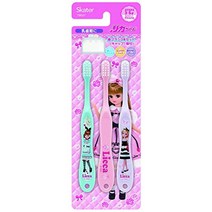 Skater 유치원 어린이를위한 스케이터 칫솔 3-5 Yeaars Old Normal 3 조각 Rika-chan 14cm tb5st, 1개