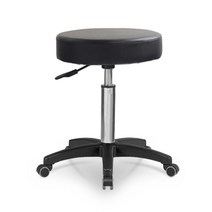 21세기트랜드 작업의자 학원의자 보조의자, 009등무 블랙-사출다리형-로라