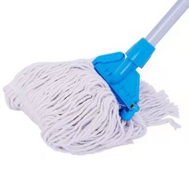 대차 16cm순면 두꺼운 알루미늄 막대 면사 물걸레 밀랍걸레 대걸레 올드식 부동산업 사무실 원룸 걸레로, C03-두꺼운 줄무늬 장대-밀랍걸, T01-화이트색