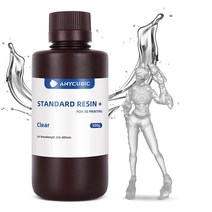 3D프린터 레진 ANYCUBIC 업그레이드된 표준 3D 프린터 수지 405nm SLA 고속 UV 경화 8K 가능 LCD/DLP/S, 아쿠아 블루_500g
