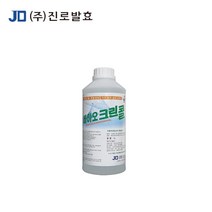 진로발효 바이오 크린콜 1L 뿌리는소독제 주정알콜 75% 스프레이 방역 살균 소독 에탄올 알콜 장난감 아기 안심, 3개