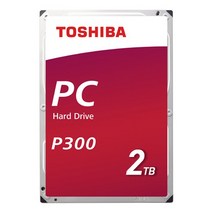 [도시바] TOSHIBA P300 2TB HDWD120 (3.5HDD/ SATA3/ 7200rpm/ 64MB/ PMR)