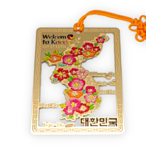 한국민예사 전통 금장 금속 책갈피 북마크 Korean bookmark 74종, 60 지도