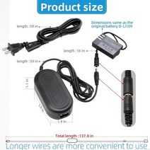 K-AC128 K-AC109 전원 어댑터 D-LI109 더미 펜탁스 K30 K50 K70 K-r K2 K-S1 및, 04 AU