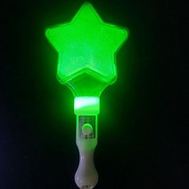 쓸데없는 야광 응원봉 빛나는 5 지적 스타 플래시 라이트 LED 스틱 요정 지팡이 응원 빛나는 장난감 부활, 02 green