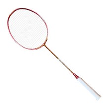 GXS 울트라-라이트 카본 파이버 인터그레이티드 배드민턴 라켓, 1개, Speed 002(Red)