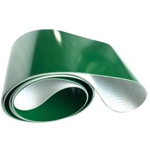컨베이어 벨트 컨베어 콘베어 콘베이어 롤러 로라 둘레: 850mm 폭: 간격: 1mm PVC 녹색 전송 컨베이어 벨트, 한개옵션0
