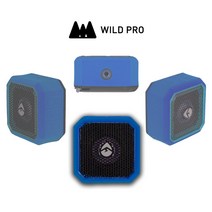 와일드프로 캠핑 휴대 자전거 퀵보드 미니 방수 블루투스스피커 페블라이트(MT-PBLT), 블루