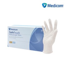 메디컴 니트릴글러브 니크릴장갑 의료용 식품용 주방용 100매 x 2Box 화이트, XS