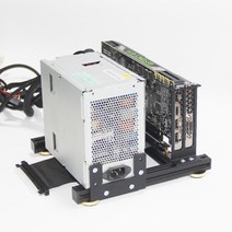 채굴 GPU PSU 홀더 ATX 용 전원 DIY 외부 그래픽 카드 랙 알루미늄 GPC01GPC02, [03] GPC01 cover