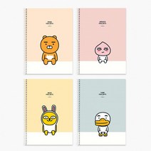 wIGGLE_카카오프렌즈 스프링 연습장 어피치, 상세페이지 참조, 상세페이지 참조