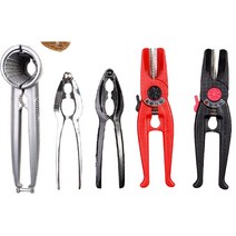 해봄 호두 견과류 땅콩 까기 망치 밤까는 기계 가위 도구, 4.밤가위(검정)