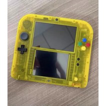 휴대용 레트로 HD 게임기 콘솔 고전게임 비디오 클라우드 PC 오리지널 2DS 게임 콘솔, 06 transparent yell, 01 32GB Card