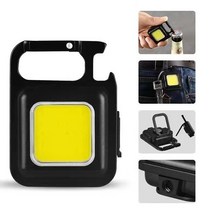 Fowod 충전 키체인 LED 미니 야외 캠핑 랜턴 작업등, 2p