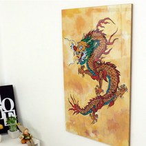 [바보사랑] 아크릴액자_행운을부르는용그림(세로대형), 타입선택:1.용