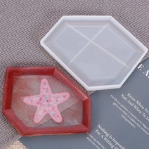 석고 레진아트 테라조 트레이 - 다각 도형 몰드