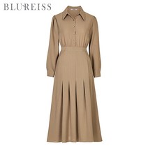 [블루레이스] 핀턱주름카라원피스_B2F1OP3031