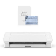 실루엣 카메오4 실루엣마스터가이드책자2종 동영상 강좌 시트지 토퍼 커팅기 프린터 기계, 화이트