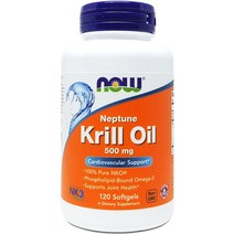 Now Foods 나우푸드 넵튠 크릴 오일 500 mg 120정, 1병