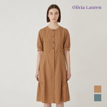 [올리비아로렌] 퍼프소매 핏앤플레어원피스_VOCOAYM4331
