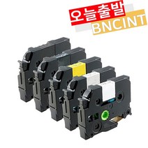 브라더 PT-P300BT PT-D600 PT-P700 PT-P900W PT-D200 라벨지 라벨테이프 라벨프린터기 호환, 빨강바탕/흰색글자 (TZe-465), 36mm