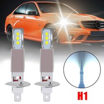 2pcs H1 Led Fog Lamp Bulbs Kit Diamond 360-degree Beam Angle Headlight Ip67 Waterproof Replacement P, 한개옵션1, 01 silver
