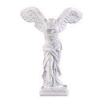 ST SHOP 수 지 조 각 상 인 형 유 럽 스 타 일 복 고 풍 장 식 데 스 크 탑 장 식 용 입 구 사 무 실 연 구 피 아 노 장 식 홈, 수지, 흰색 작은