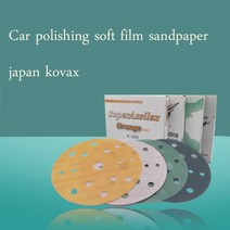 25 Pcs 일본 KOVAX 6 인치 홀 사포 라운드 드라이 연삭 및 자동차 3000 # 쿠션 패드와 함께, 10 240 grit  25 pcs