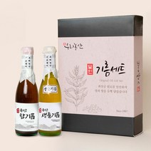 [부스터랩 X 우리농산] 달인 참기름 생들기름 선물세트참기름300ml+생들기름300ml, 없음