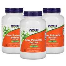 [2+1] 나우푸드 쏘팔메토 베리 550mg 250베지캡슐 소팔메토 Saw Palmetto