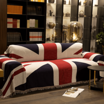 유럽 사계절 공용 면 마 분위기 감성 소파풀커버, 90*150cm, [잉글랜드]