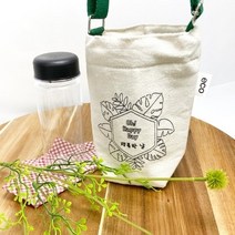 학교용품 에코 국내산 텀블러백세트-국내산+물병 취미키트 350ml 학교수업 학습놀이, 1. 행복한 날