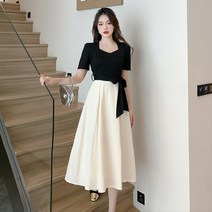 돌잔치엄마원피스 베이비돌원피스 여름 A라인 플리츠 드레스