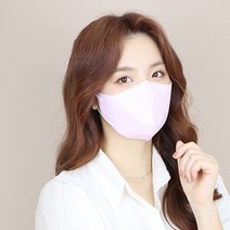 뮤즈 KF94 국내산 새부리형 컬러 마스크 숨쉬기편한 저자극 친환경 톤업 마스크 식약처인증 의약외품 개별포장 (50매입), 연분홍색(KF94마스크50매입)