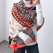 레오파드 호피 무늬 패턴 가을 겨울 여성 비치 품질 목도리 코튼 스카프 레이디 패션 스카프 랩 머플러