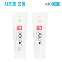 [치과전용] 아이오바이오 W 미백 치약 색소 재착색 방지 시린 증상 완화 화이트닝, 100g, 2개